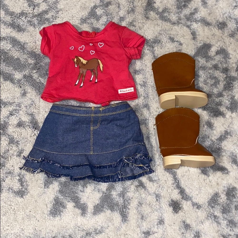 American girl doll horse outfit